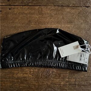 Good American faux leather top